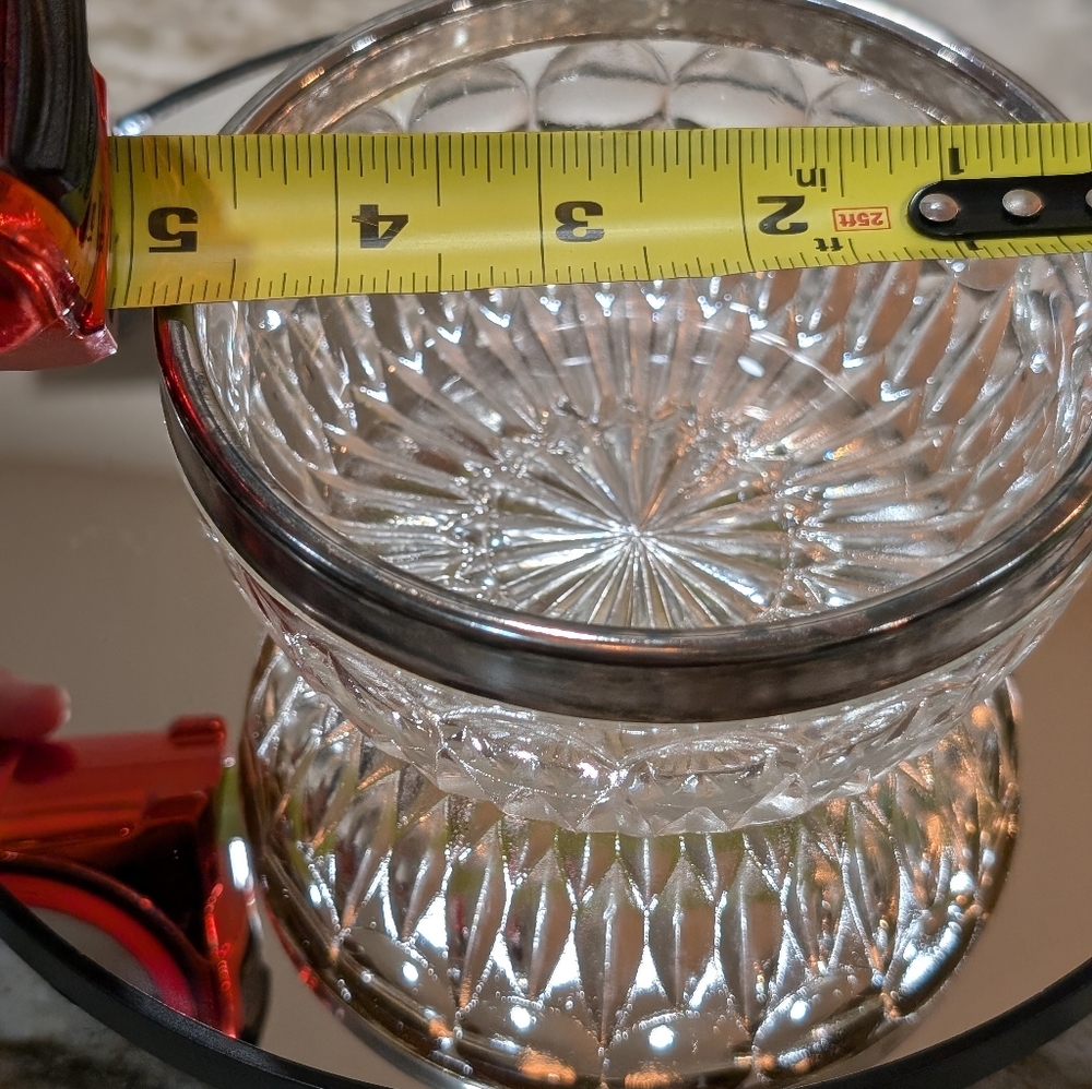 Vintage Leonard Crystal Italian Bowl - Picture 6 of 7